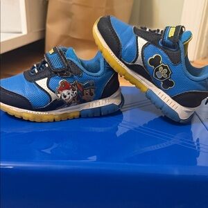 Paw Patrol Blue and Yellow Kids Sneakers